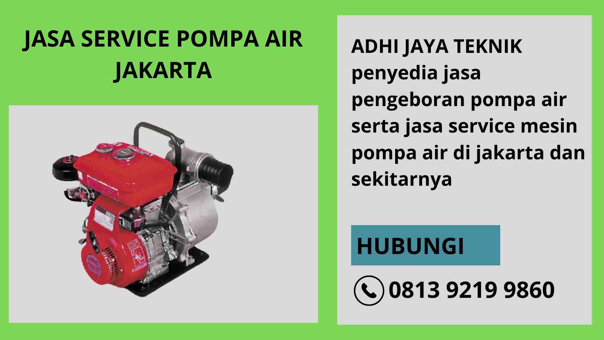 Faktor yang Mempengaruhi Harga Service Pompa Air